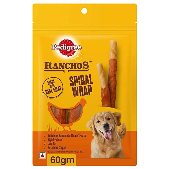 Pedigree RANCHOS Spiral Wrap Dog Treats - dspetstore.com
