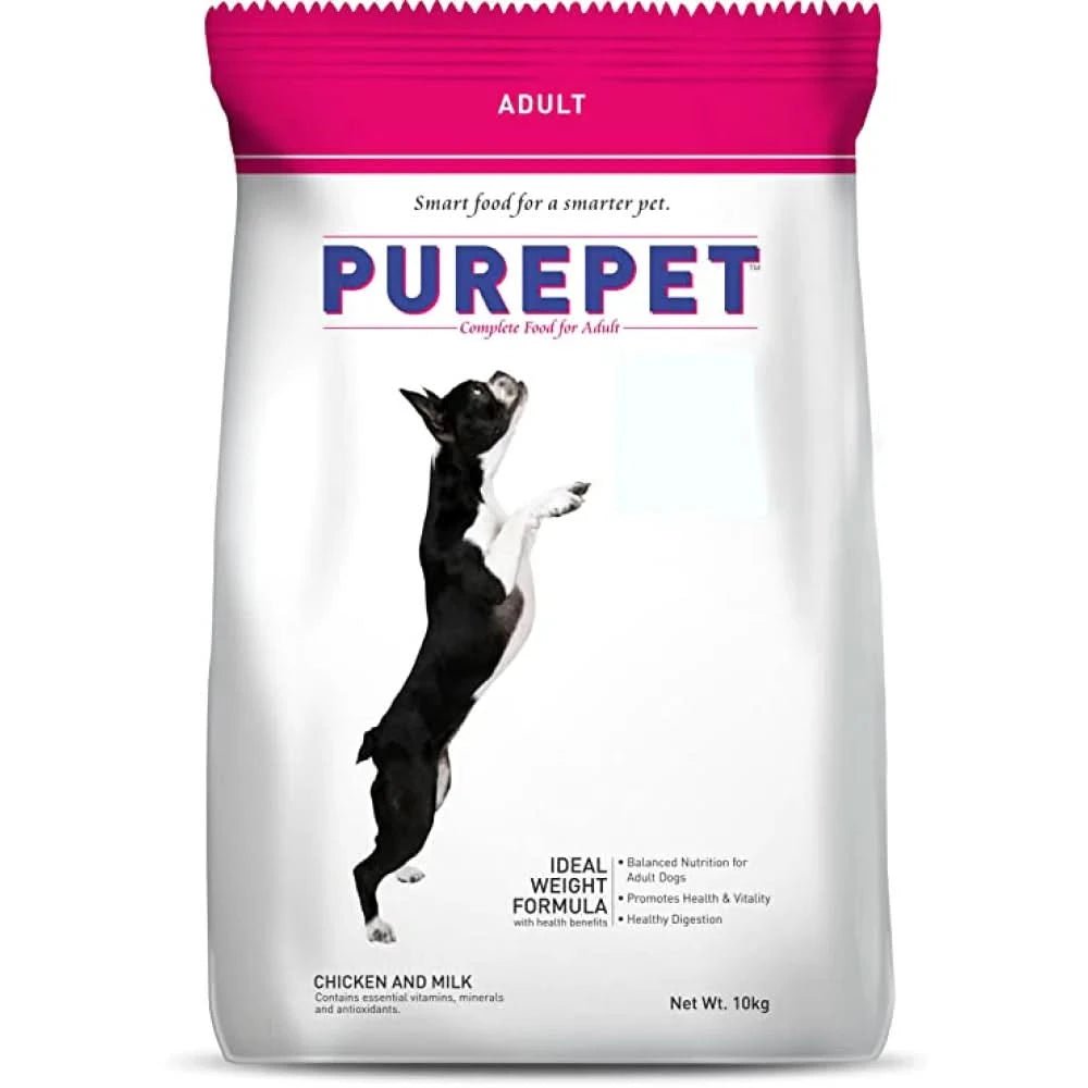 Purepet Chicken & Milk Adult Dry Dog Food - dspetstore.com