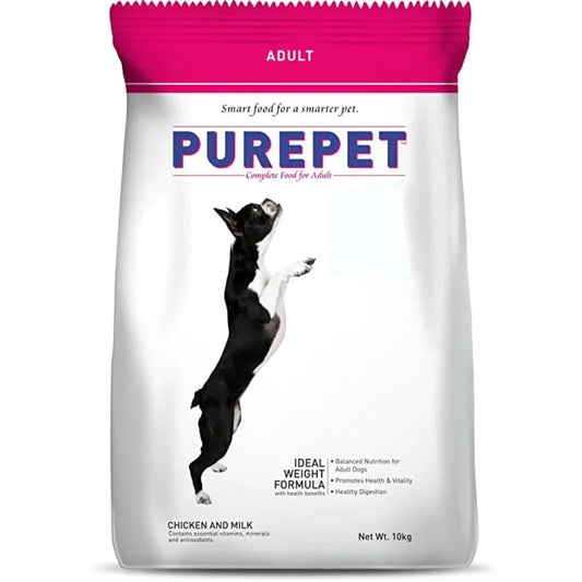 Purepet Chicken & Milk Adult Dry Dog Food - dspetstore.com