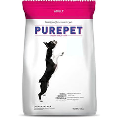 Purepet Chicken & Milk Adult Dry Dog Food - dspetstore.com