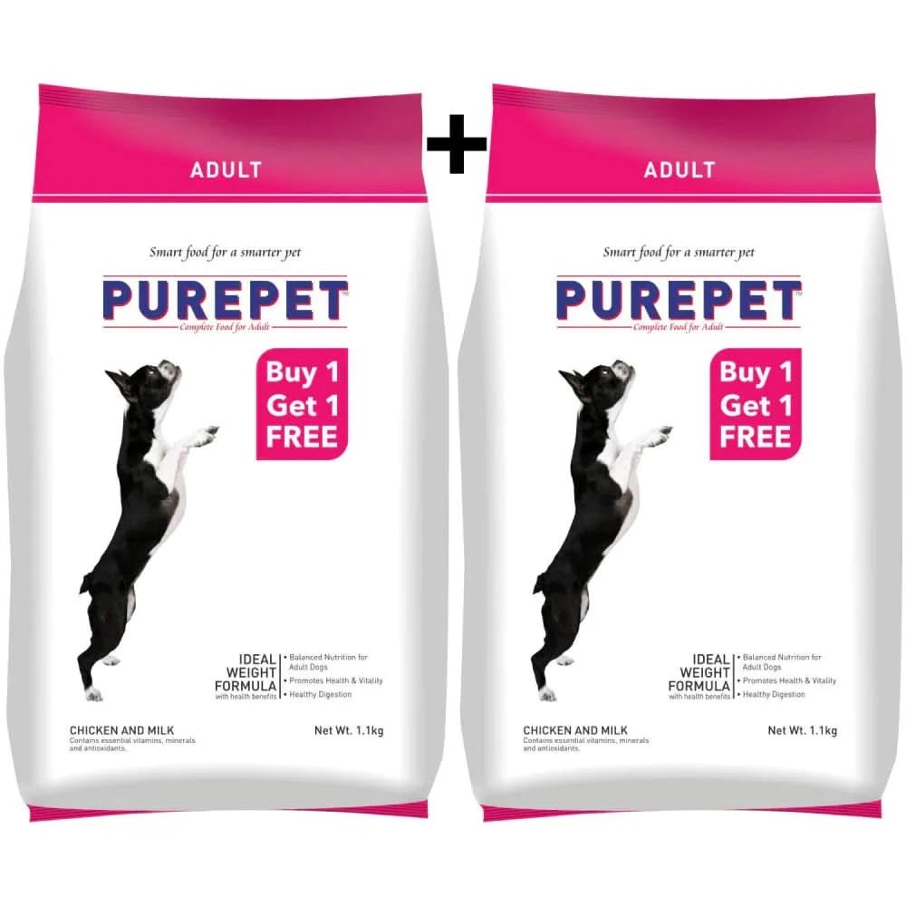 Purepet Chicken & Milk Adult Dry Dog Food - dspetstore.com
