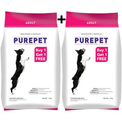 Purepet Chicken & Milk Adult Dry Dog Food - dspetstore.com