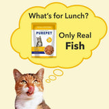 Purepet Real Tuna & Chicken Liver in Gravy Cat Wet Food – 50g - dspetstore.com