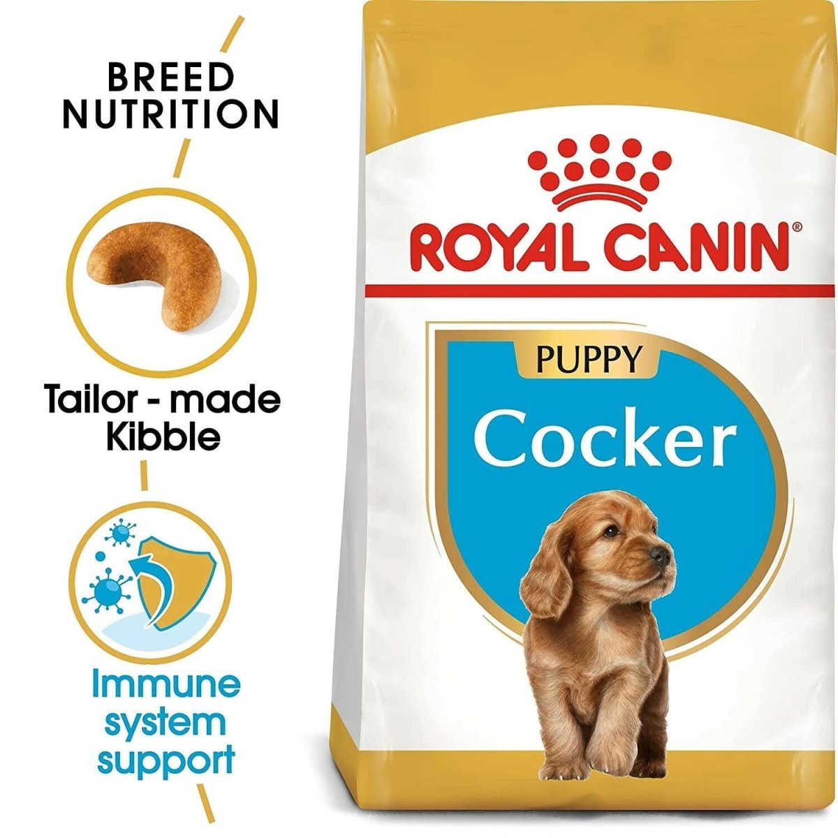 Royal Canin Cocker Spaniel Puppy Dry Dog Food - dspetstore.com