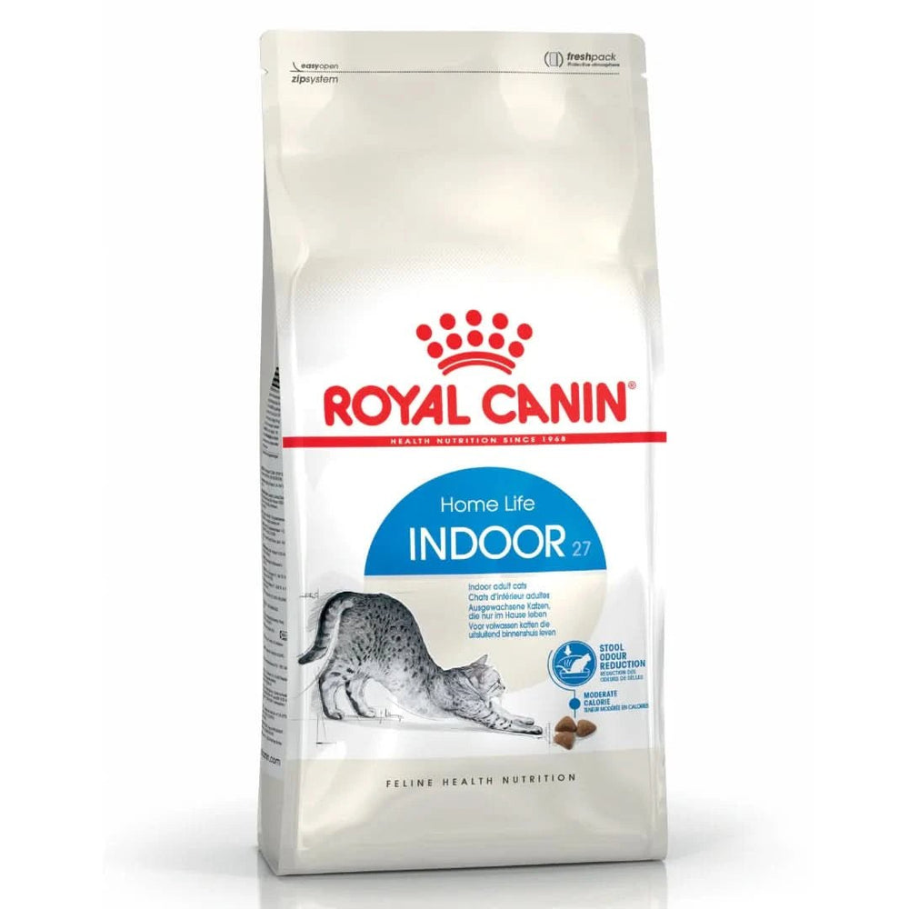 Royal Canin cat food package on a white background
