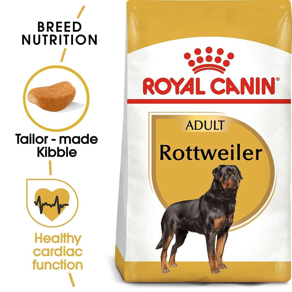 Royal Canin Rottweiler Adult Dry Dog Food - dspetstore.com