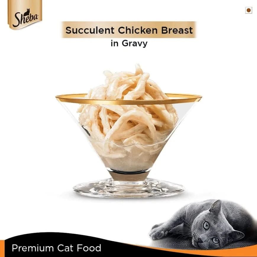 Sheba Wet Cat Food Chicken Breast in Gravy - dspetstore.com