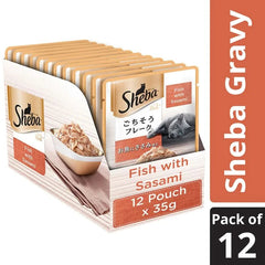 Sheba Wet Cat Food Fish with Sasami - dspetstore.com