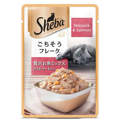 Sheba Wet Cat Food Skip Jack & Salmon - dspetstore.com