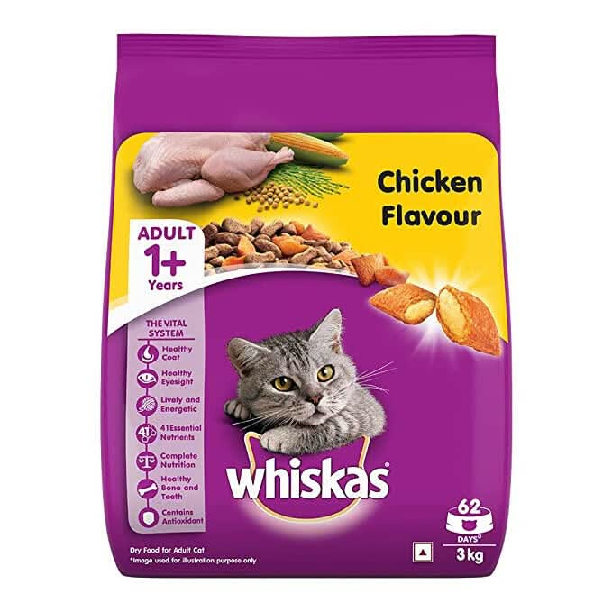 Whiskas Chicken Adult Dry Cat Food - dspetstore.com