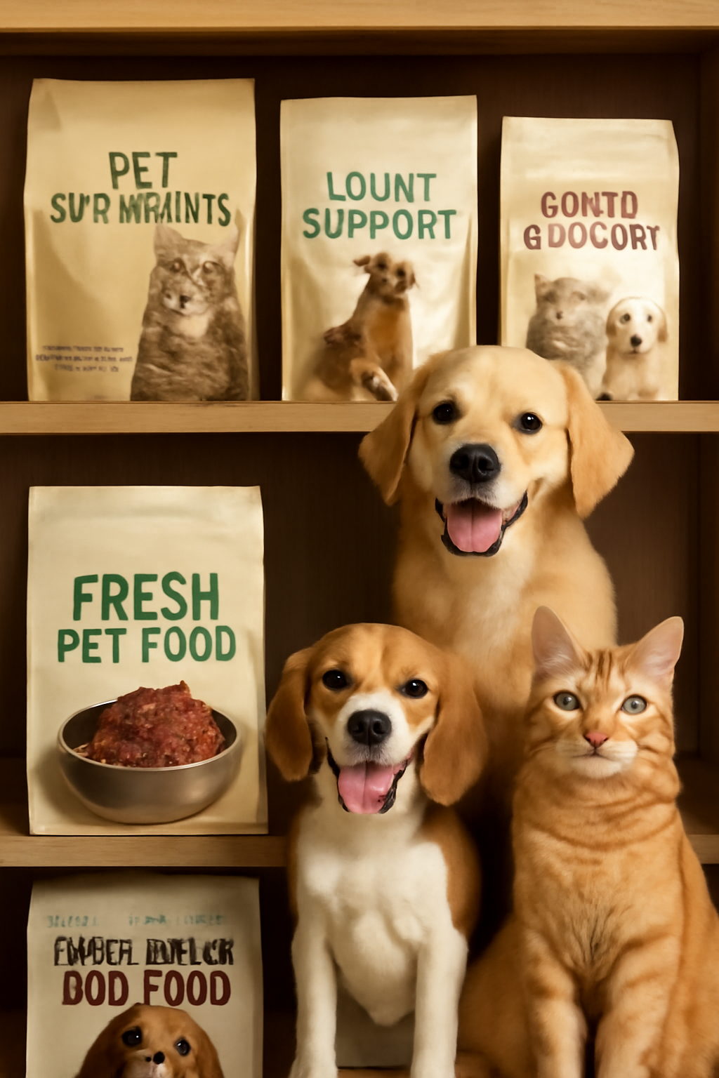 Pet wellness made simple: supplements, fresh food, happy pets.