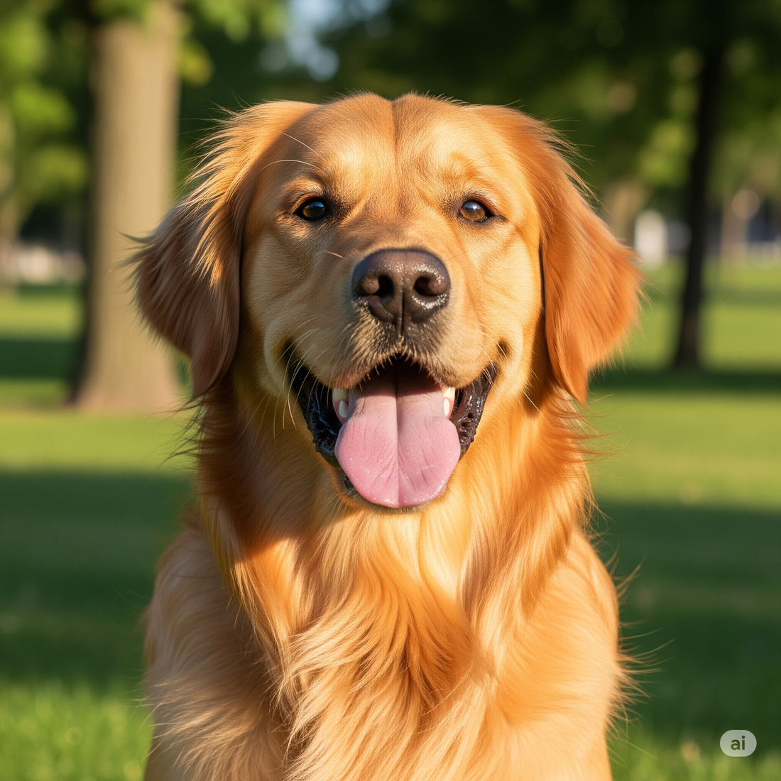A healthy, happy golden retriever showing how to boost your pet's immunity to reduce shedding.