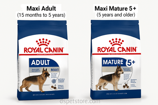 Royal Canin Maxi Adult and Royal Canin Maxi Mature - dspetstore.com