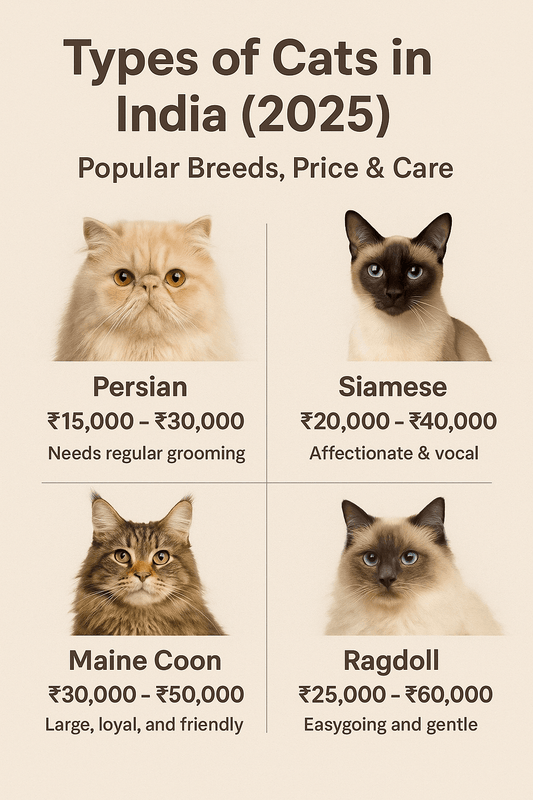 Types of Cats in India - dspetstore.com