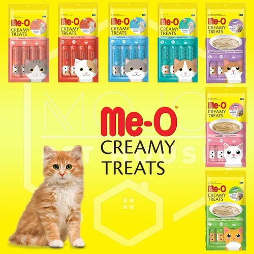 Creamy cat treats for a healthy snack