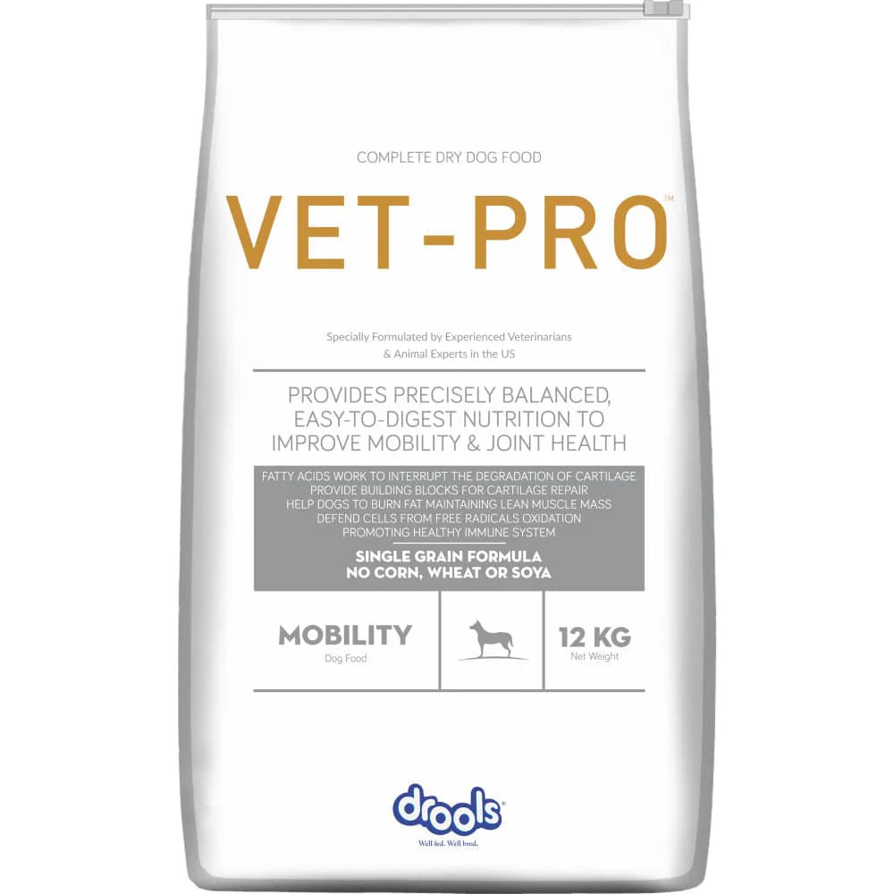 Drools VET PRO Mobility Adult Dog Dry Food.