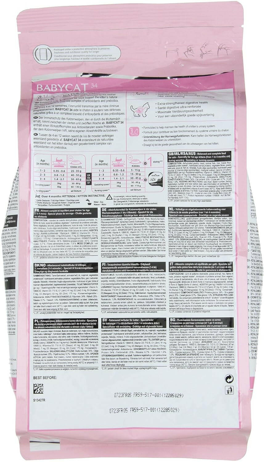 Royal Canin Mother & Baby Cat Food.