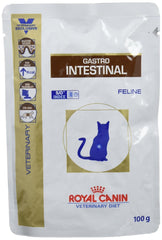 Royal Canin Veterinary Diet Gastro Intestinal Feline food package on a white background