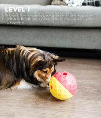 Outward Hound Nina Ottosson Treat Tumble Red Interactive Treat-Dispensing Puzzle Dog Toy, Large.