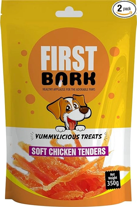 First Bark Soft Chicken Tenders Dog Treats, 70g.