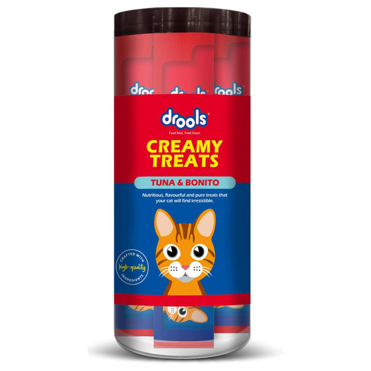 Drools Tuna & Bunito Creamy Cat Treats.