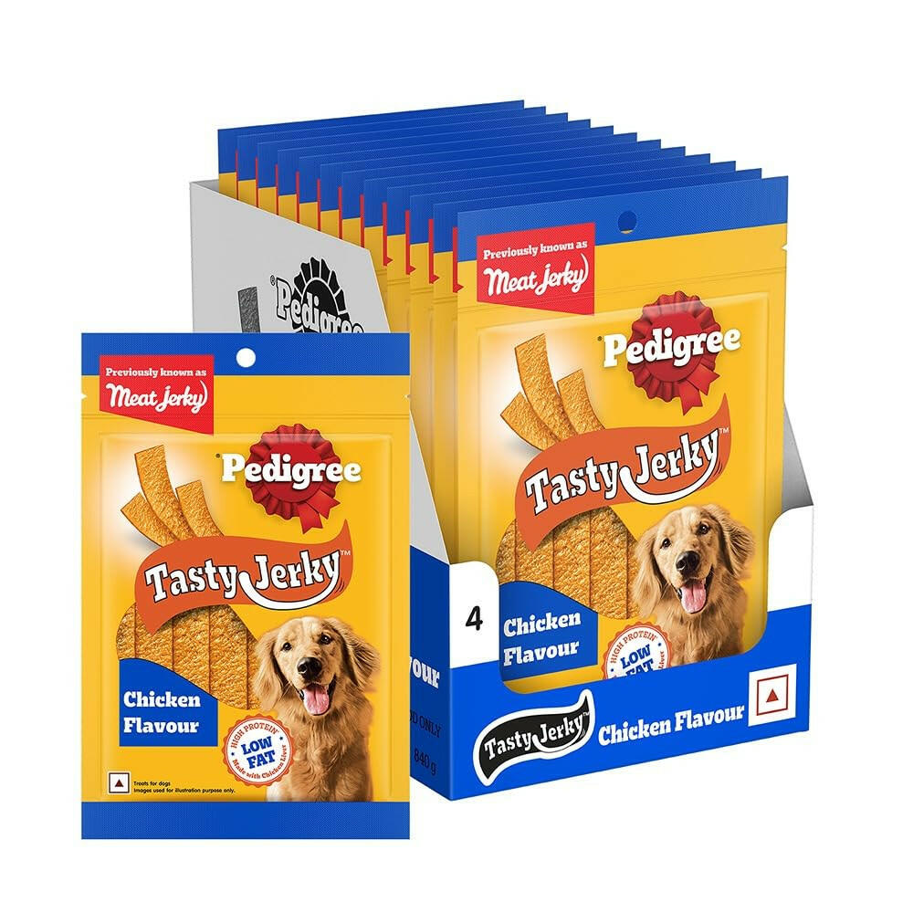Pedigree Barbecued Chicken Tasty Jerky Dog Treat – 70g.