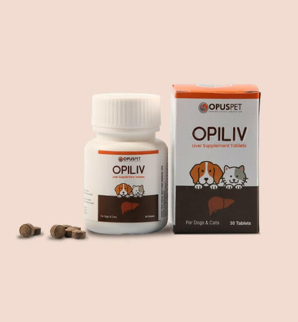 Opus Pet Opiliv Liver Support Supplement for Dogs & Cats.