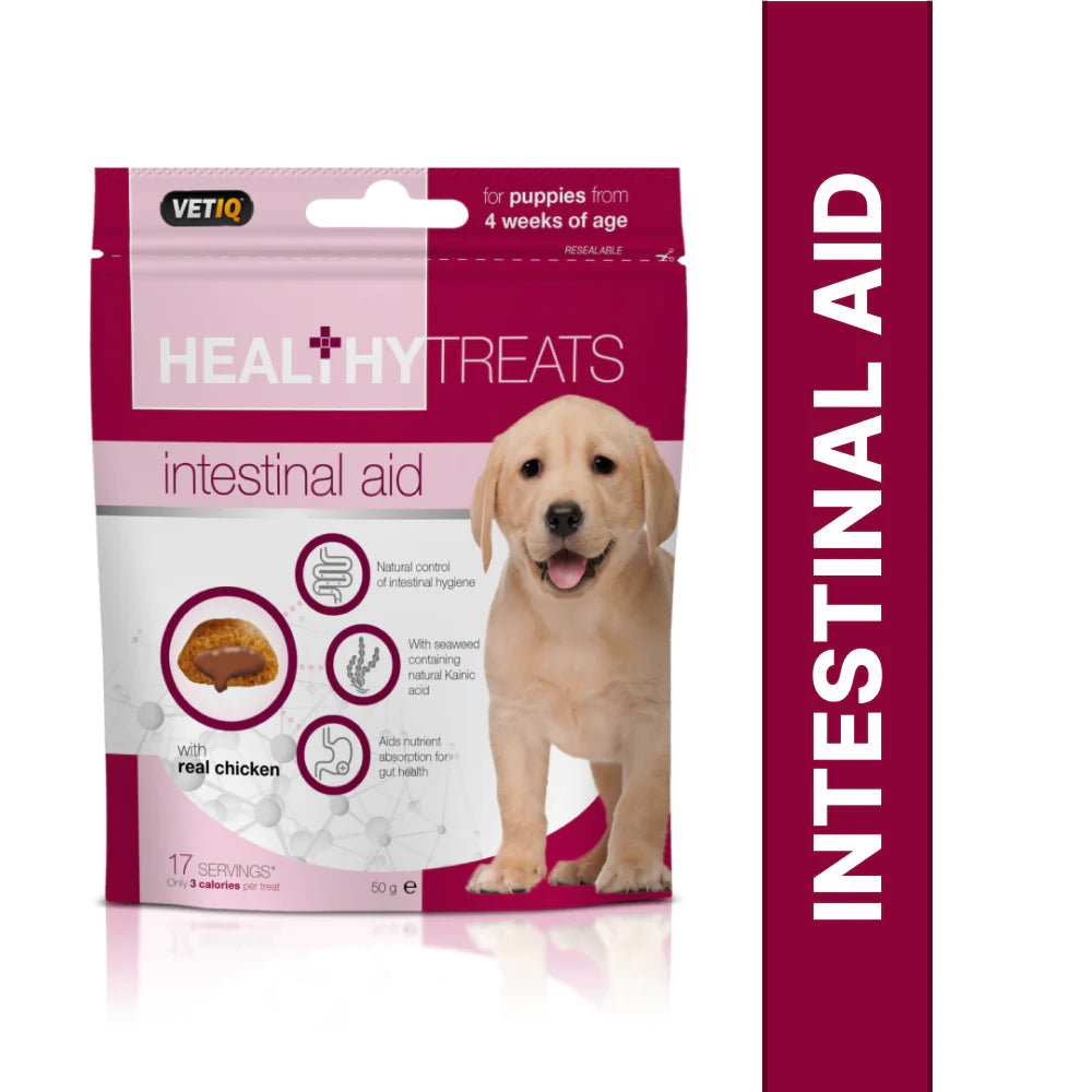 Mark and Chappell Healthy Intestinal Aid Puppy Treats.