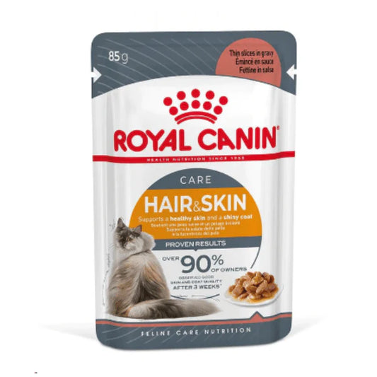 Royal Canin Hair & Skin Wet Cat Food.