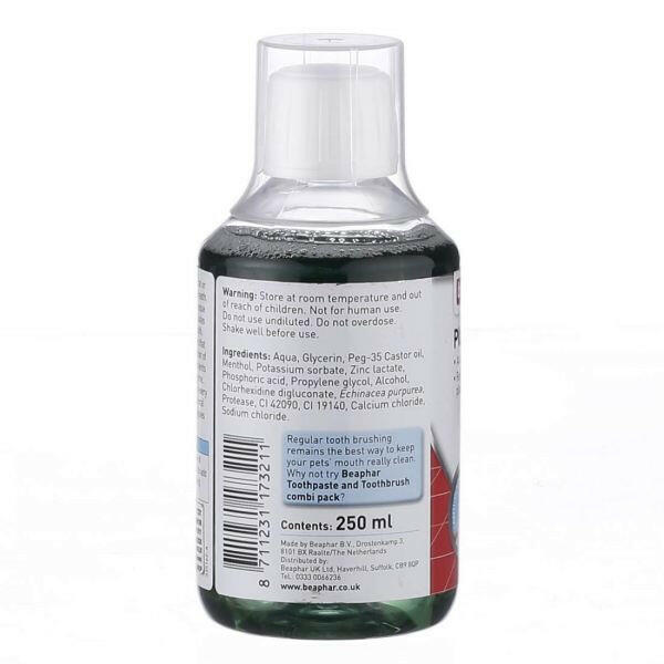 Beaphar Plaque Away Dental Care for Dogs & Cats, 250ml.