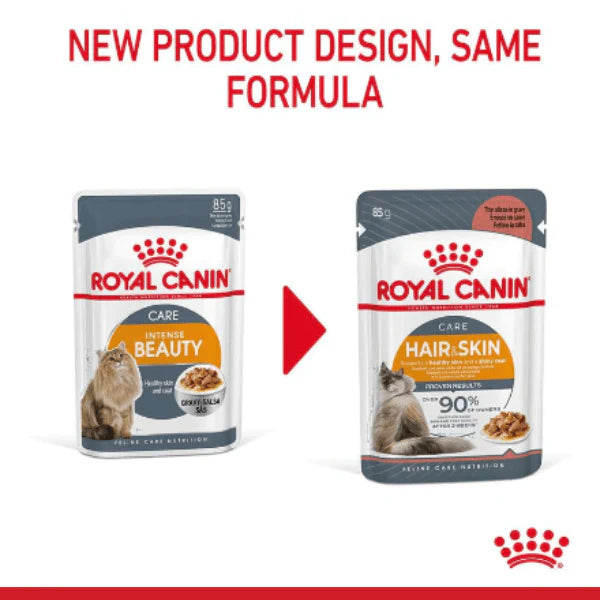 Royal Canin Hair & Skin Wet Cat Food.