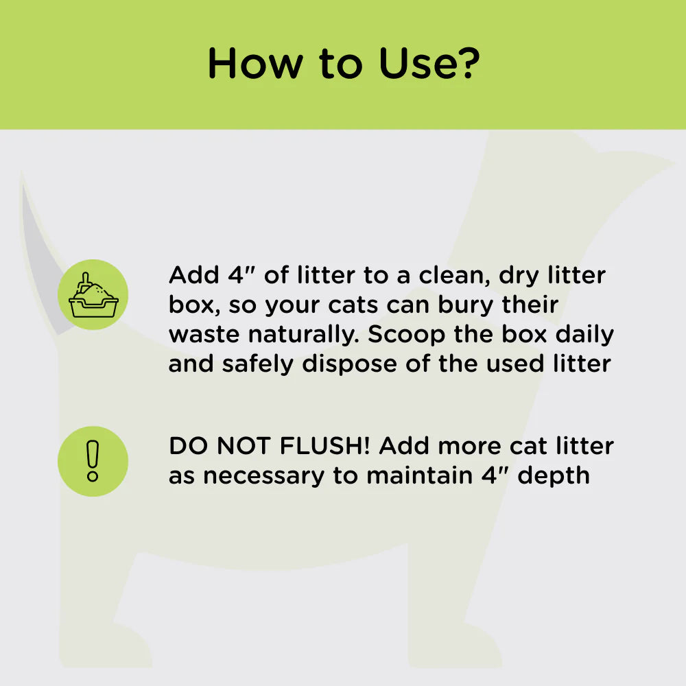 Sustainably Yours Multi Cat Plus Unscented Cat Litter.