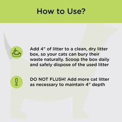 Sustainably Yours Multi Cat Plus Unscented Cat Litter.