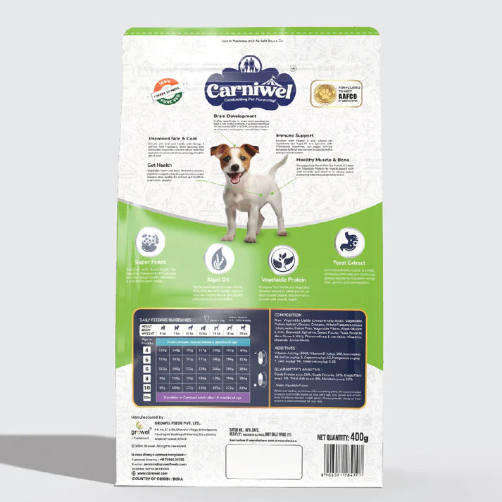 Carniwel with Veg Superfoods, Dry Dog Food for Small Dog, Puppy.