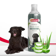 Beaphar Black Coat Dog Shampoo, 250 ml.