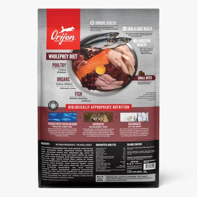 Orijen Small Breed Dog Dry Food.