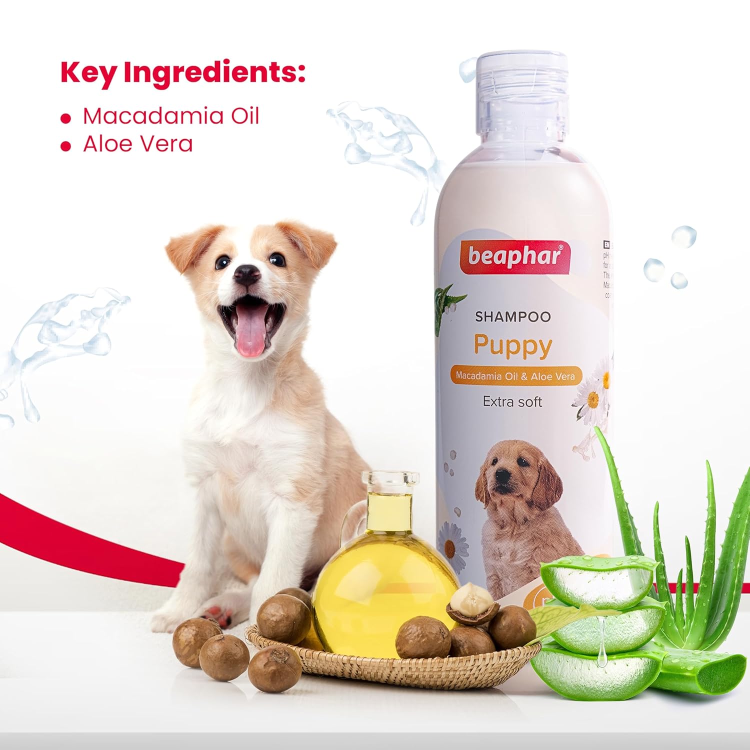 Beaphar Macadamia Oil Shampoo for Puppies – 250 ml.