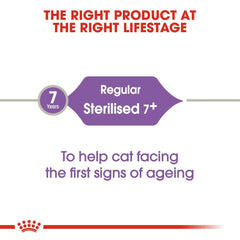Royal Canin Sterlilised 7+ Cat Food, 1.5 kg.
