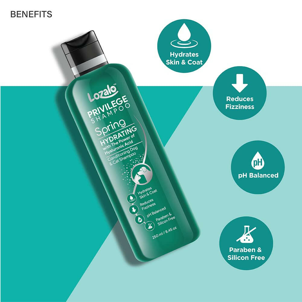 Lozalo Privilege Pet Shampoo Spring Shampoo with Hyaluronic Acid Eternal — For Cats & Dogs.