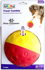 Outward Hound Nina Ottosson Treat Tumble Red Interactive Treat-Dispensing Puzzle Dog Toy, Large.