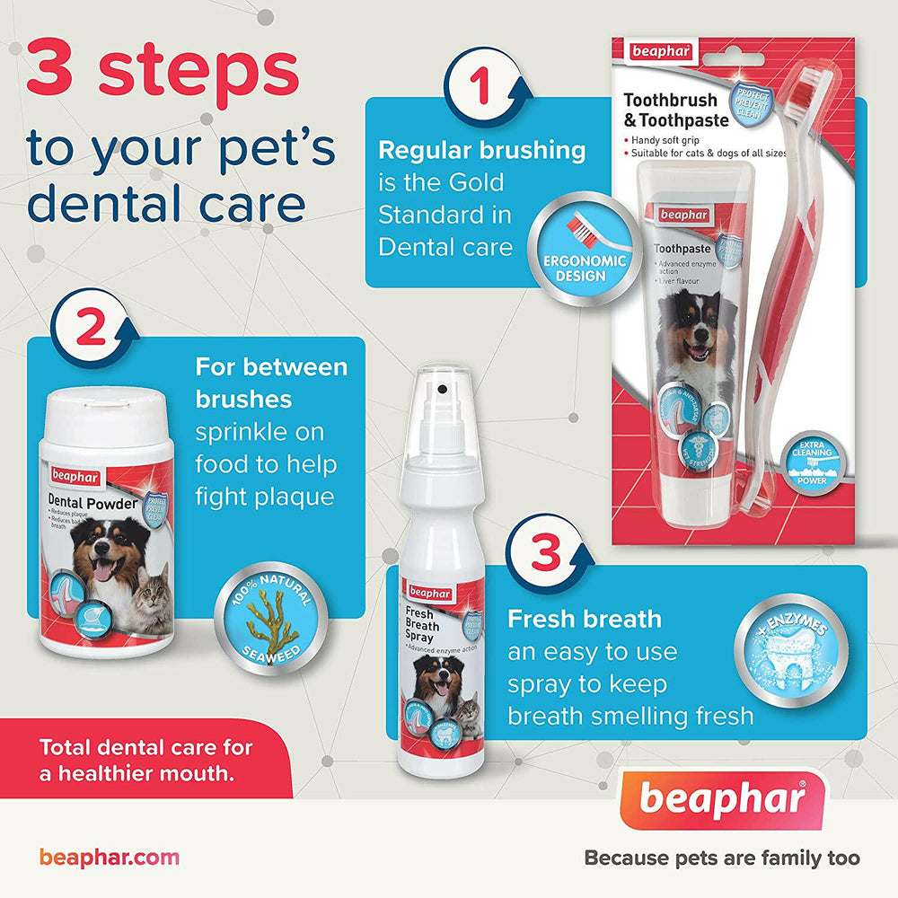 Beaphar Toothpaste for Dogs and Cats, 100g.