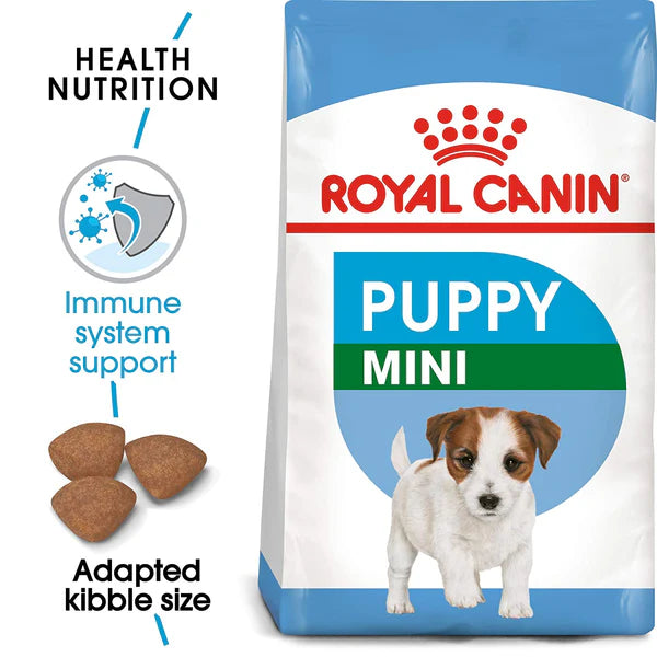 Royal Canin Mini Puppy Dog Food.