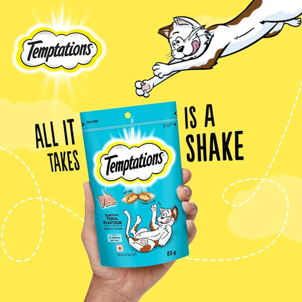 Temptations Cat Treats Tuna Flavor – Tasty & Irresistible.