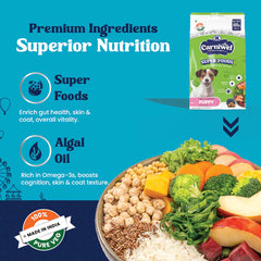 Carniwel with Veg Superfoods, Dry Dog Food for Small Dog, Puppy.