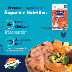 Carniwel with Fresh Chicken, Dry Dog Food for Small Dog, Adult.