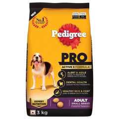 Pedigree PRO Adult Small Breed Dog Food.