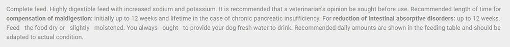 Calibra Gastrointestinal & Pancreas Dry Dog Food.