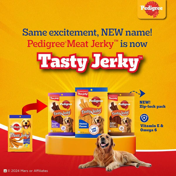 Pedigree Grilled Liver Tasty Jerky Dog Treats – 70 g.