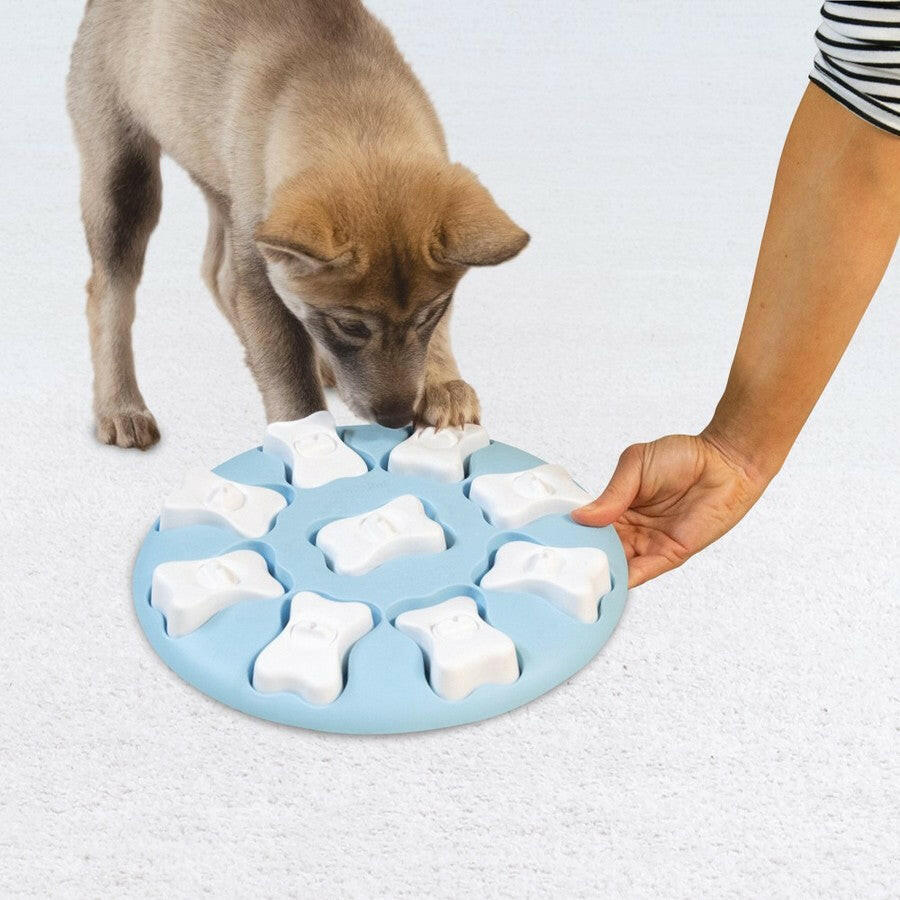 Outward Hound Puppy Smart Interactive Puzzle Toy – Blue, 1 Unit.
