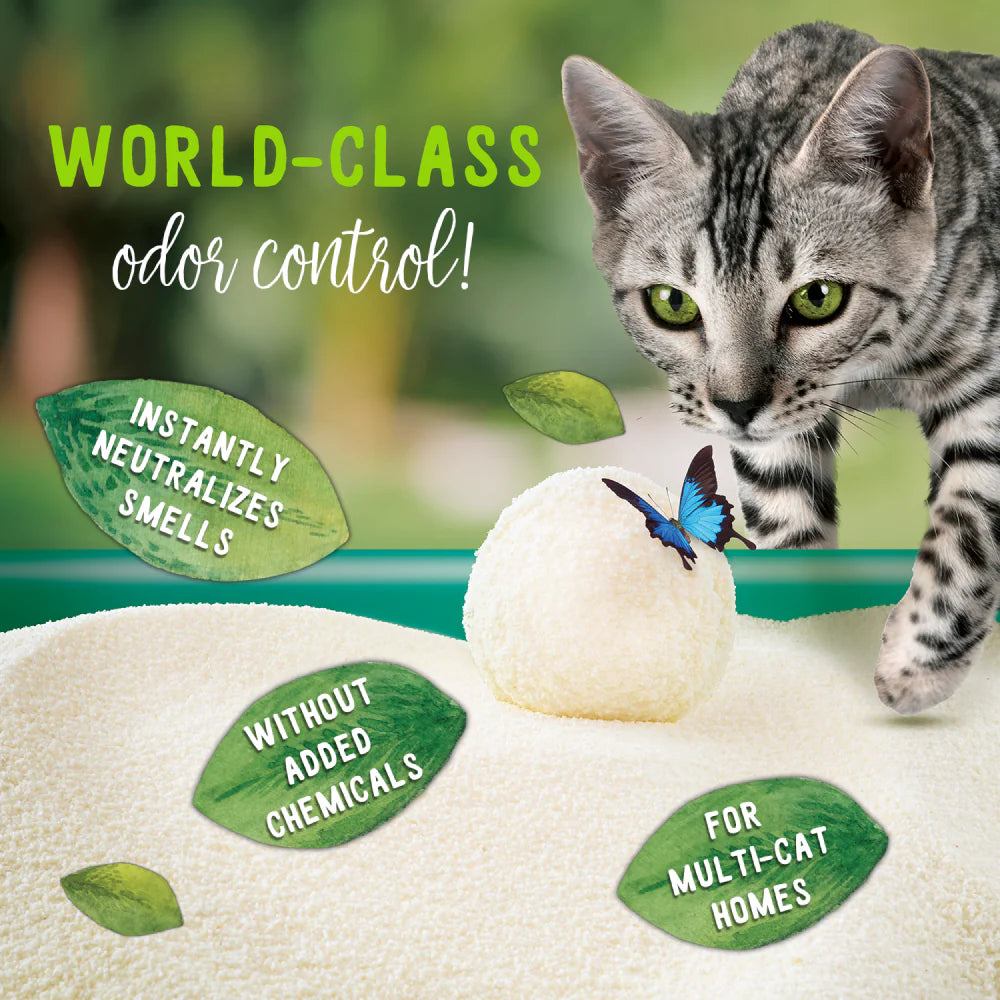 Sustainably Yours Multi Cat Unscented Large Grains Cat Litter.